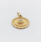 Pendentif Augis - Pendentif médaille d’amour en or rose 18k et rubis 58 Facettes A06726