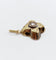 Pendentif Pendentif victorien - Diamant taille rose en or jaune 18K (circa 1850) 58 Facettes A02334