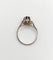 Bague 51 Bague solitaire Art déco en or blanc 18k et saphir 58 Facettes A01186