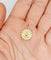 Pendentif Augis - Pendentif médaille d'amour 15 mm en or rose 18k et rubis 58 Facettes A06732