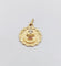Pendentif Augis - Pendentif médaille d'amour 15 mm en or rose 18k et rubis 58 Facettes A06732