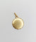 Pendentif Augis - Pendentif médaille d'amour 15 mm en or rose 18k et rubis 58 Facettes A06732