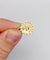 Pendentif Augis - Pendentif médaille d'amour 15 mm en or rose 18k et rubis 58 Facettes A06732