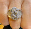 Bague 57 Bague infini en or blanc 18 carats et diamants 58 Facettes sku