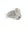 Bague 57 Bague infini en or blanc 18 carats et diamants 58 Facettes sku