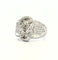 Bague 57 Bague infini en or blanc 18 carats et diamants 58 Facettes sku