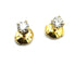 Boucles d'oreilles Boucles d’oreilles puces en or jaune 18 carats et diamants 0,50 ct 58 Facettes 240392