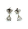 Boucles d'oreilles Boucles d’oreilles puces en or blanc 14 carats et diamants 0,60 ct 58 Facettes 230156