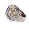 Bague 48 Bague vintage - Ametyste ovale et diamants en or jaune 18 ct 58 Facettes AN522 '(0799)