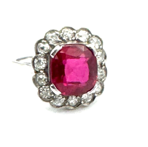 Bague Bague en or, rubis et diamants 1,12 ct 58 Facettes 240371