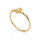 Bague 56 Bague solitaire en or jaune 18 carats et diamants fancy 58 Facettes Bague or et diamants fancy