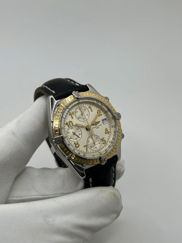 Montre Breitling Chronomat - Montre automatique réf. D13048 or/acier 39 mm 58 Facettes 1629