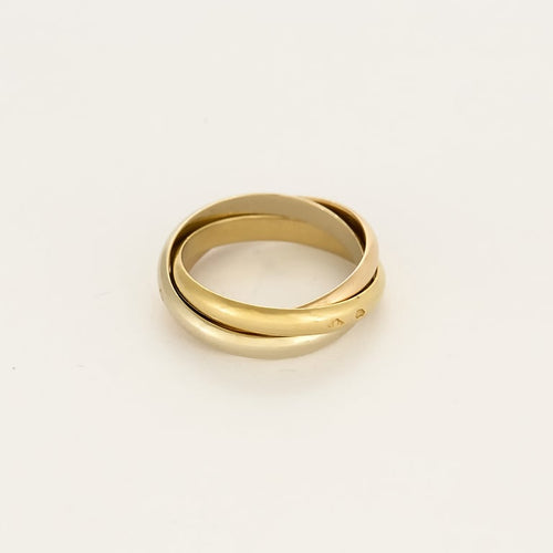 Bague 46 Cartier - Bague Trinity PM - en trois ors 58 Facettes B260690