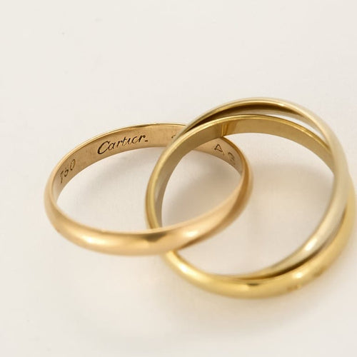 Bague 46 Cartier - Bague Trinity PM - en trois ors 58 Facettes B260690