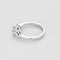 Bague 54 Bague solitaire en or blanc et diamant 58 Facettes B260080