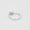 Bague 54 Bague solitaire en or blanc et diamant 58 Facettes B260080
