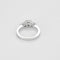 Bague 54 Bague solitaire en or blanc et diamant 58 Facettes B260080