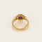 Bague 55 Bague en or jaune, diamants, rubis 58 Facettes B260114