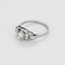Bague 52.5 Bague Art déco en platine 950 et diamants 58 Facettes B260011