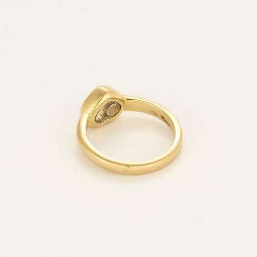 Bague 46.5 CHOPARD- Happy Diamonds - Bague en or jaune et diamant 58 Facettes B260054