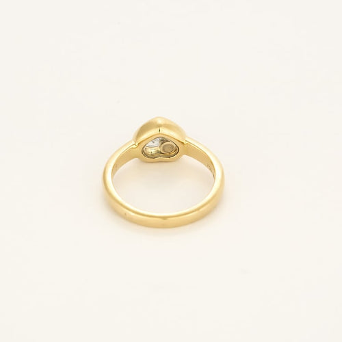 Bague 46.5 CHOPARD- Happy Diamonds - Bague en or jaune et diamant 58 Facettes B260054