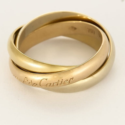 Bague 56 Cartier -Les Must -Bague en trois ors 58 Facettes B260083