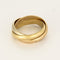 Bague 56 Cartier -Les Must -Bague en trois ors 58 Facettes B260083