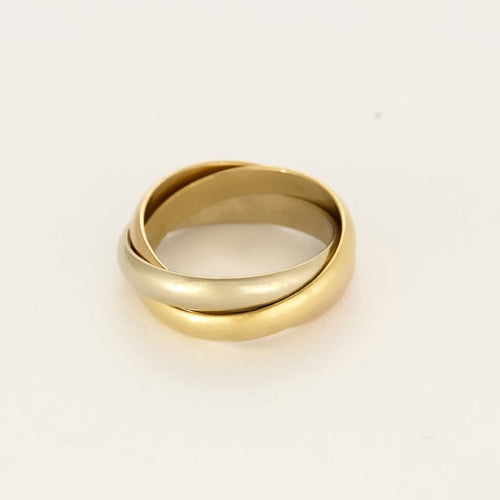 Bague 56 Cartier -Les Must -Bague en trois ors 58 Facettes B260083