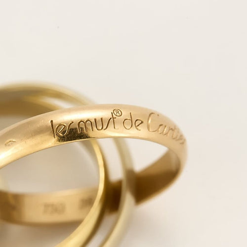 Bague 56 Cartier -Les Must -Bague en trois ors 58 Facettes B260083
