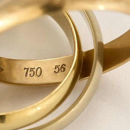 Bague 56 Cartier -Les Must -Bague en trois ors 58 Facettes B260083