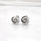 Boucles d'oreilles Boucles d'oreilles en or blanc 18 carats et diamants taille brillant 58 Facettes Boucles d'oreilles or blanc & diamants