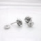 Boucles d'oreilles Boucles d'oreilles en or blanc 18 carats et diamants taille brillant 58 Facettes Boucles d'oreilles or blanc & diamants