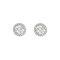 Boucles d'oreilles Boucles d’oreilles en or blanc 18 carats et diamants 58 Facettes BO-01