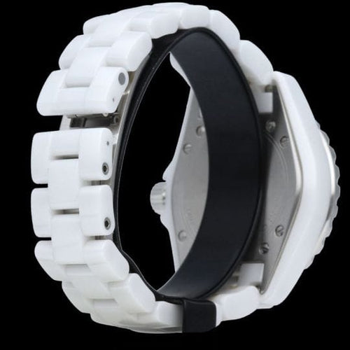 Montre Chanel J12 - Montre automatique en céramique blanche 33 mm 58 Facettes MT45943