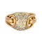 Bague 57 Elégante Bague Rétro Or Jaune et Platine, Diamant Coussin 1,20cts Taille Ancienne 58 Facettes BEA3376
