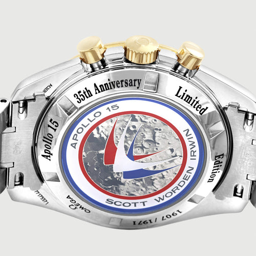 Montre Omega Speedmaster Apollo 15 - Montre manuelle en acier et or rouge 18 carats 58 Facettes OC-68802039