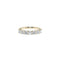 Bague ESTALE - Bague demi-alliance en or jaune 18K et diamants de laboratoire 58 Facettes UKD364598MM