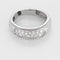 Bague 52 Bague jonc en or blanc 750 sertie de diamants 58 Facettes LP1339/