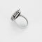Bague 54 Bague marquise en or blanc 750 sertie de diamants 58 Facettes LP1289/