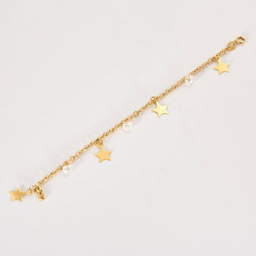 Bracelet Bracelet breloques en or jaune 750/1000 avec perles 58 Facettes LP1388/