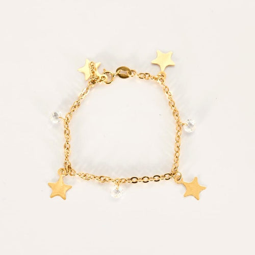 Bracelet Bracelet breloques en or jaune 750/1000 avec perles 58 Facettes LP1388/