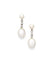 Boucles d'oreilles Leysen Frères - Boucles d’oreilles transformables en or blanc 18K, perles et diamants 58 Facettes 238