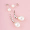 Boucles d'oreilles Leysen Frères - Boucles d’oreilles transformables en or blanc 18K, perles et diamants 58 Facettes 238