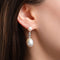 Boucles d'oreilles Leysen Frères - Boucles d’oreilles transformables en or blanc 18K, perles et diamants 58 Facettes 238