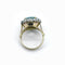 Bague 53.5 Bague Pompadour en or rose 18 carats et aigue-marine 58 Facettes Bague 129-1