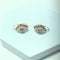 Boucles d'oreilles Boucles d'oreilles - Or jaune 18 carats (750) avec pierres rouges et blanches 58 Facettes 260095