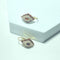 Boucles d'oreilles Boucles d'oreilles - Or jaune 18 carats (750) avec pierres rouges et blanches 58 Facettes 260095