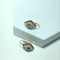 Boucles d'oreilles Boucles d'oreilles - Or jaune 18 carats (750) avec pierres rouges et blanches 58 Facettes 260095