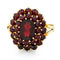 Bague 51 Bague cluster grenats en or jaune 14k 58 Facettes 9F3D09E8441348AFA1E8F14ECBA00496