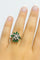 Bague 56 Bague fleur en or blanc 18 ct, diamants et émeraudes 58 Facettes 50258